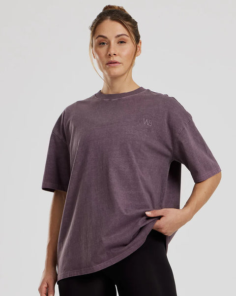 COMFORT OVERSIZED T-SHIRT | VINTAGE DUSK <BR> PRE ORDER FOR 31ST JAN DELIVERY