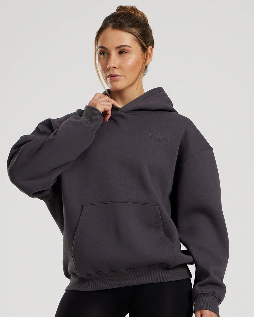 COMFORT OVERSIZED HOODIE | GRAPHITE <BR> PRE ORDER FOR 31ST JAN DELIVERY