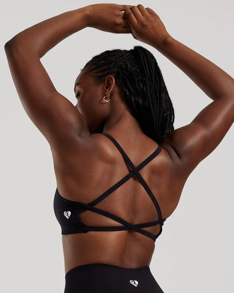 DEFINE 2.0 SEAMLESS BACK BRA | BLACK