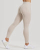 DEFINE 2.0 SCRUNCH BUM SEAMLESS LEGGINGS | STONE <BR>PRE ORDER FOR 19TH NOV DELIVERY