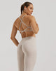 DEFINE 2.0 SCRUNCH BUM SEAMLESS LEGGINGS | STONE <BR>PRE ORDER FOR 19TH NOV DELIVERY