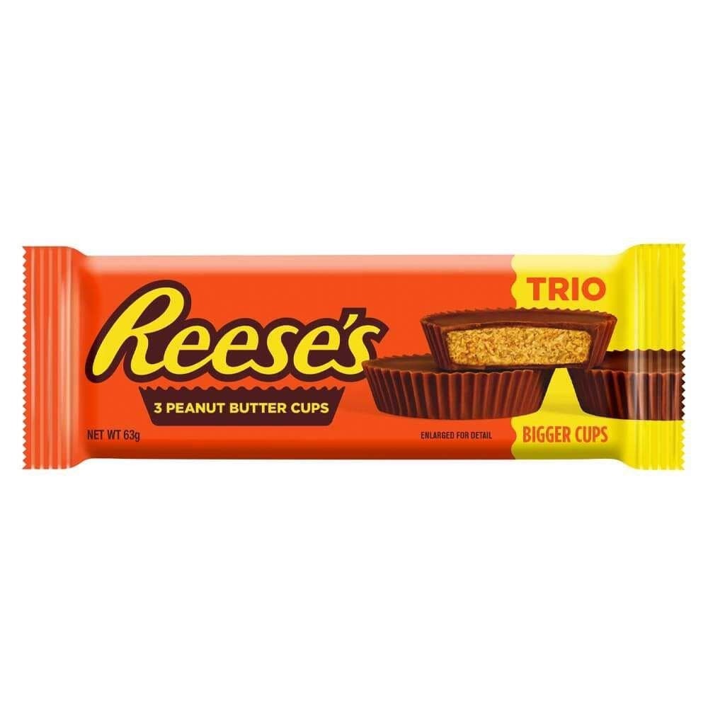 REESE'S PEANUT BUTTER CUPS TRIO 63G<br>(CASE OF 40)